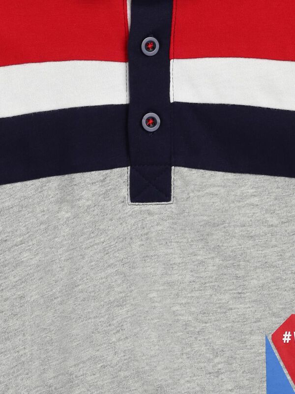 Polo T-Shirts With Striped Pattern image number null